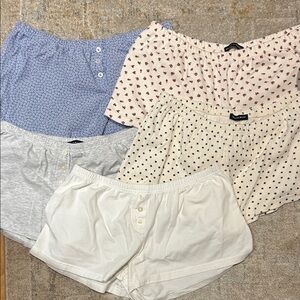 brandy melville boxer shorts bundle